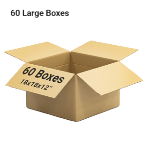 60 Large Boxes